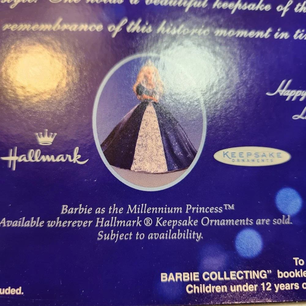Mattel Millennium Princess Barbie 1999 Special Edition Navy Velvet Gown 24154